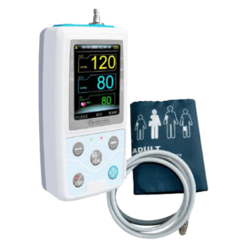 24H Ambulatory Blood Pressure Monitor Wrist ABPM50 NIBP Holter Patient  Monitor